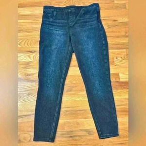 SPANX Dark Wash Jeggings Size XL EUC